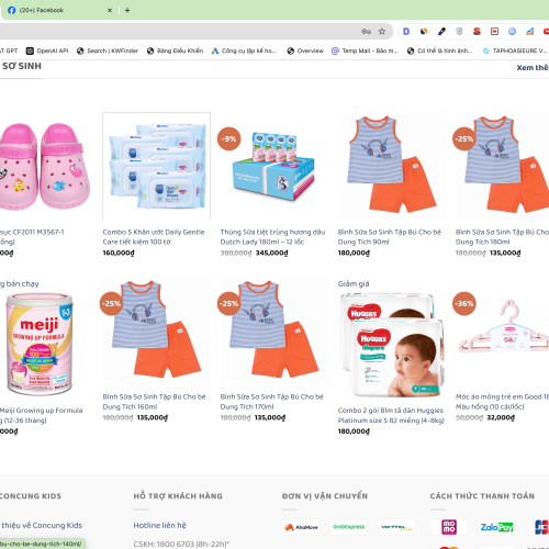 Mẫu Website Bách Hoá Đồ Dùng Mẹ Và Bé trên nền tảng WordPress Flatsome Mẫu Website Bách Hoá Đồ Dùng Mẹ Và Bé trên nền tảng WordPress Flatsome