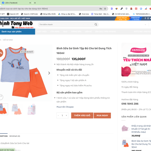Mẫu Website Bách Hoá Đồ Dùng Mẹ Và Bé trên nền tảng WordPress Flatsome Mẫu Website Bách Hoá Đồ Dùng Mẹ Và Bé trên nền tảng WordPress Flatsome