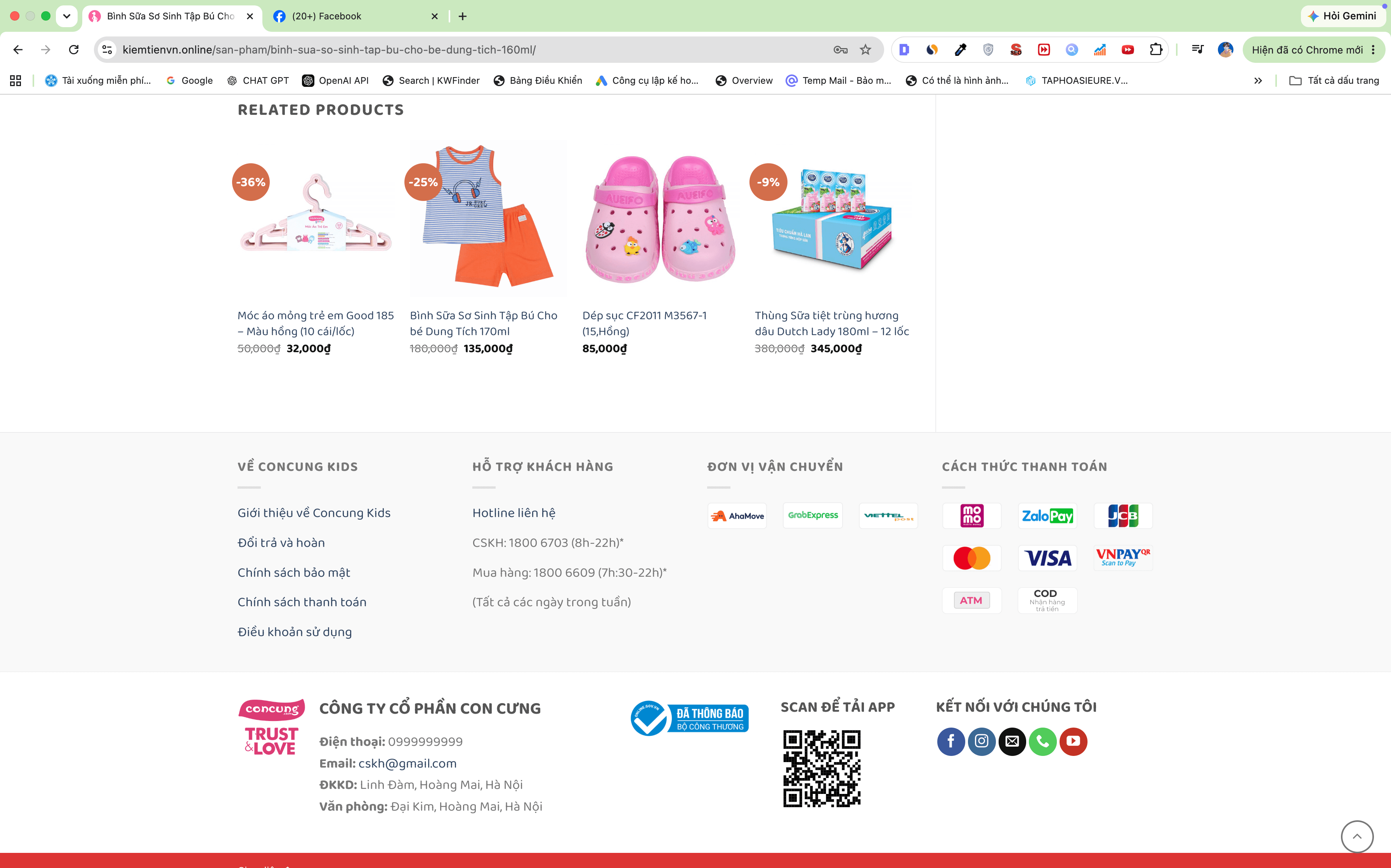 Mẫu Website Bách Hoá Đồ Dùng Mẹ Và Bé trên nền tảng WordPress Flatsome Mẫu Website Bách Hoá Đồ Dùng Mẹ Và Bé trên nền tảng WordPress Flatsome